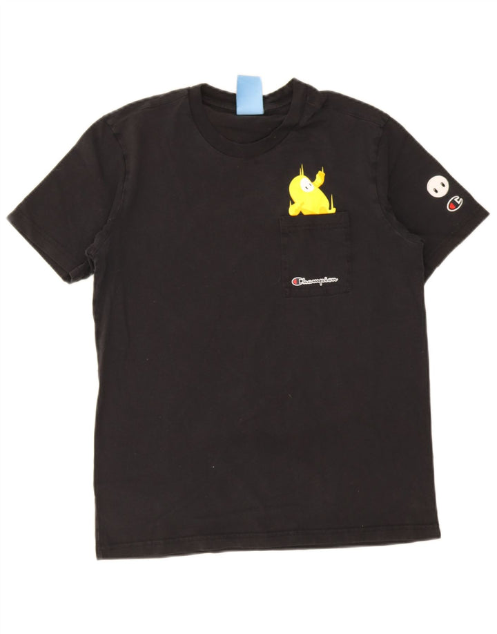 Camiseta gráfica masculina Champion XS preta