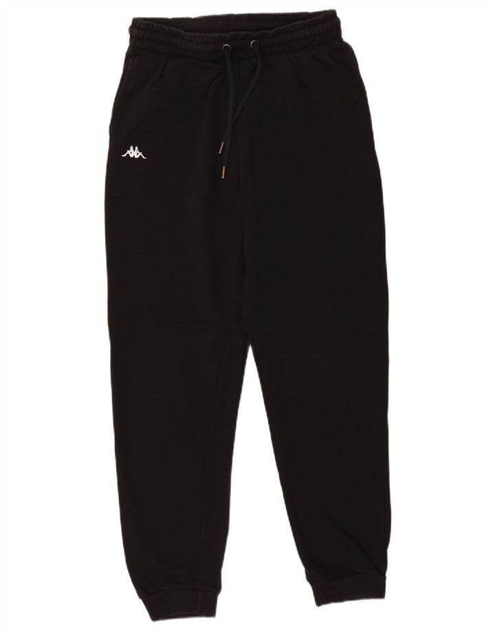 Calça de treino masculina Kappa Joggers pequeno algodão preto