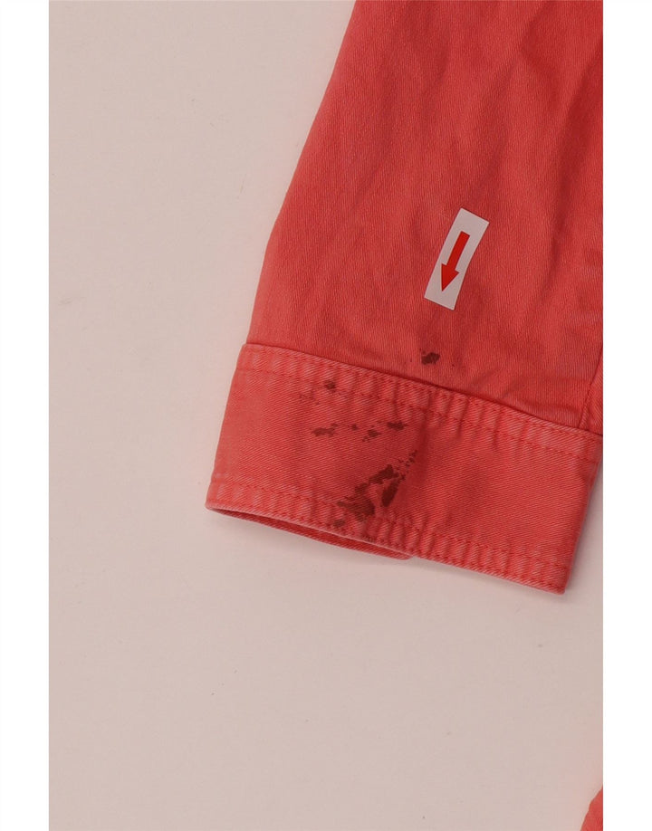 Jaqueta jeans feminina para iate Paul & Shark Reino Unido 10 rosa pequena