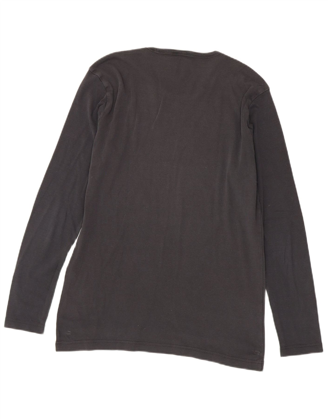 G-Star Mens Top Manga Longa Pequeno Algodão Cinza