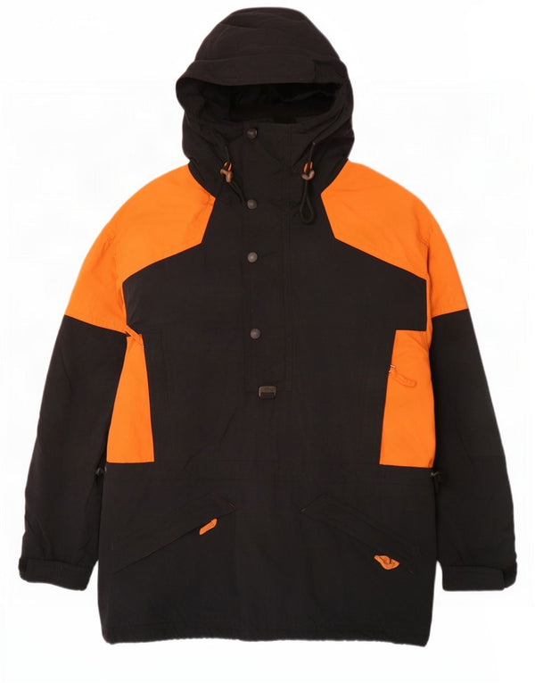Jaqueta de esqui HEAD masculina com capuz Anorak UK 42 XL preto colorblock