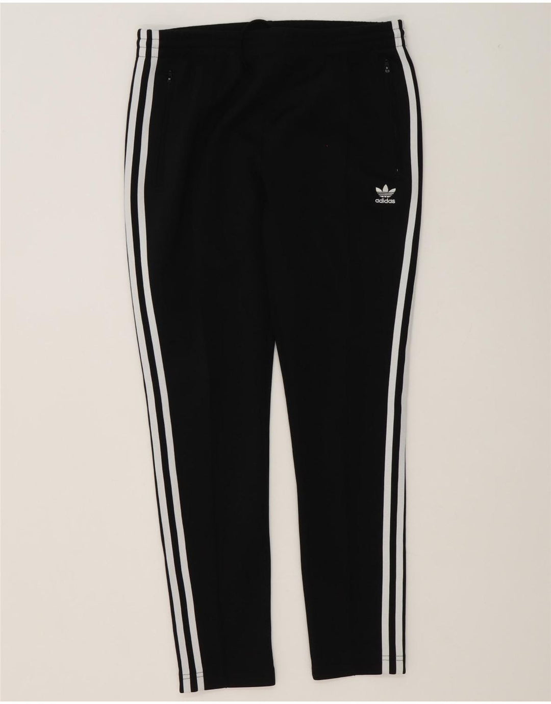 Calça de treino feminina Adidas UK 12 poliéster preto médio