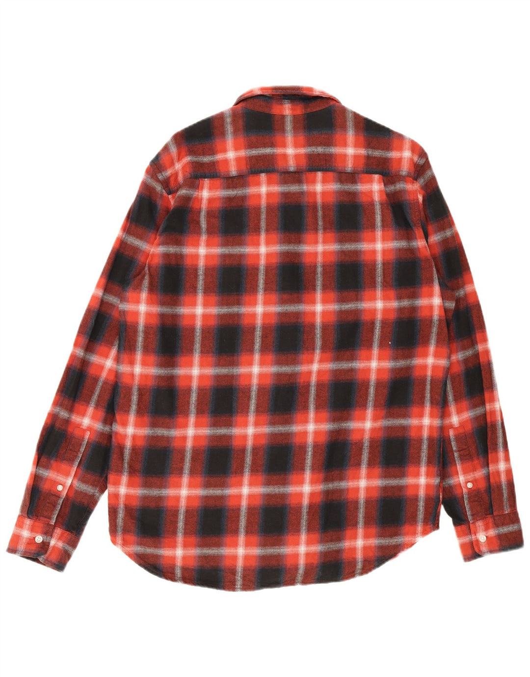 Camisa masculina de flanela Timberland Regular Fit grande algodão xadrez azul marinho
