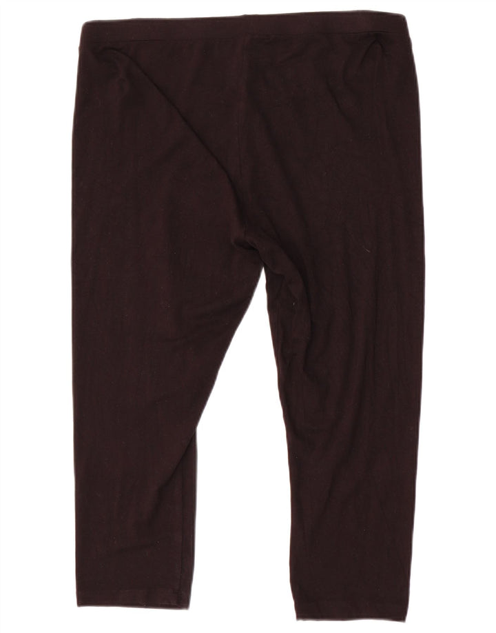 Leggings capri femininas Marks & Spencer Reino Unido 10 pequenas viscose preta