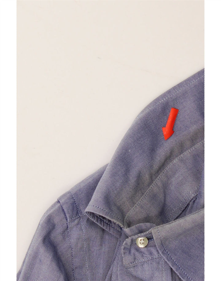 Camisa masculina Lacoste tamanho 40 algodão azul médio