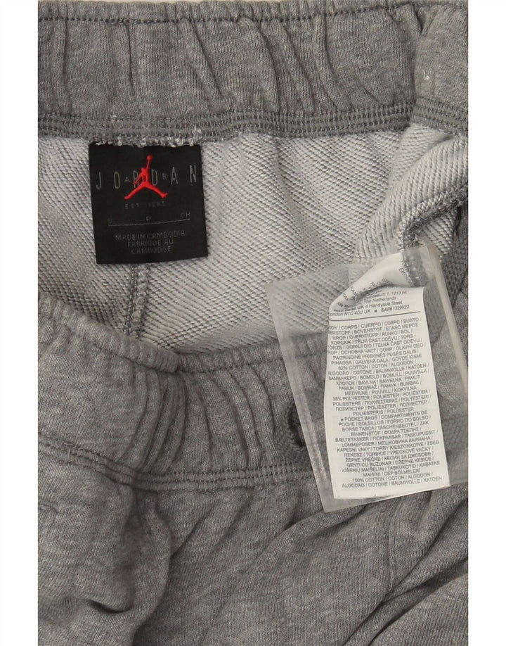 Calça de treino masculina Jordan Joggers pequeno algodão cinza