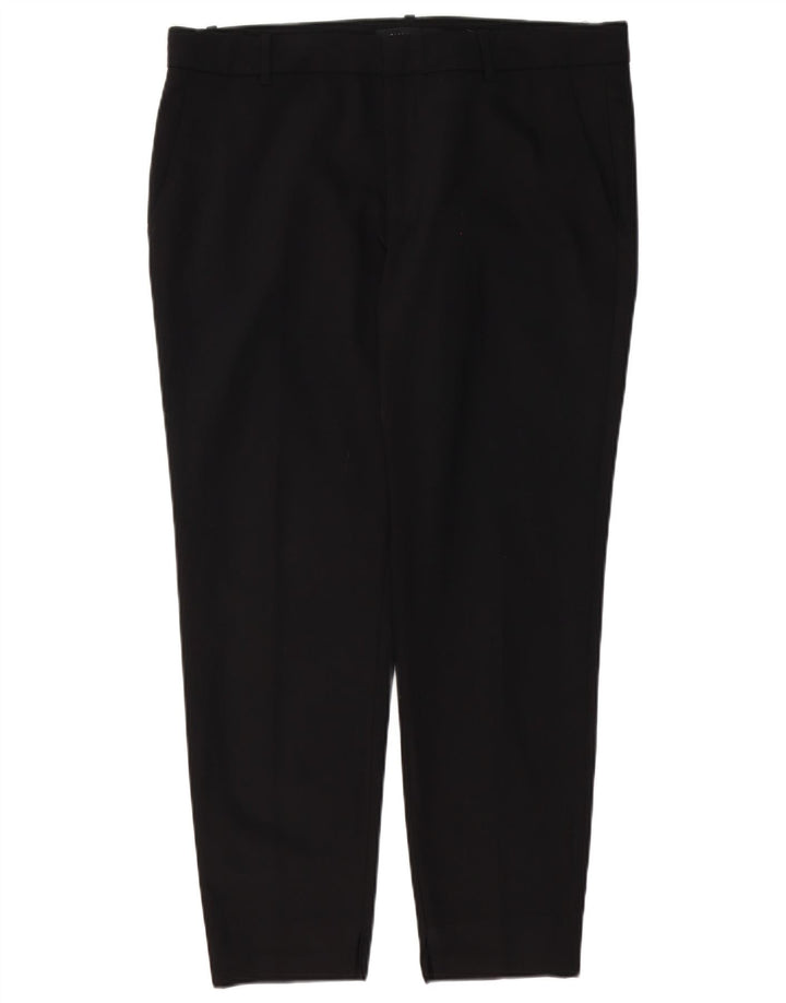 Calça Chino Slim Feminina Zara XL W32 L26 Poliéster Preto
