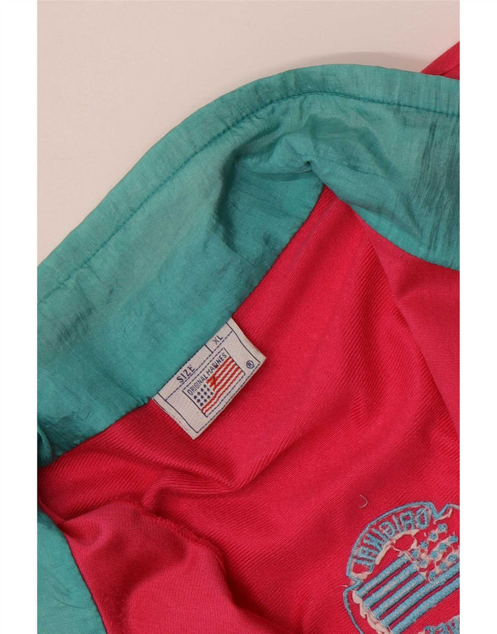 Poliéster colorido do XL Colourblock do revestimento superior do fato de treino dos homens do vintage