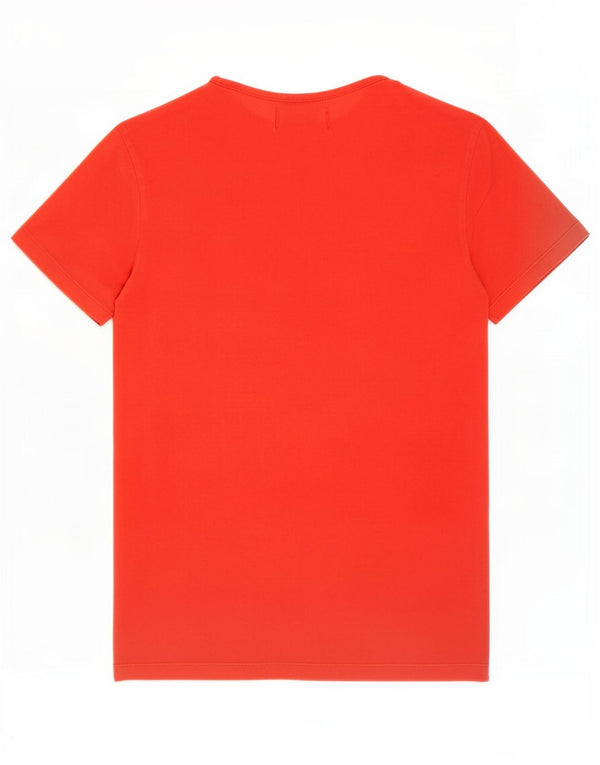 Camiseta Adidas Feminina Graphic Top UK 8 Pequena Algodão Vermelho