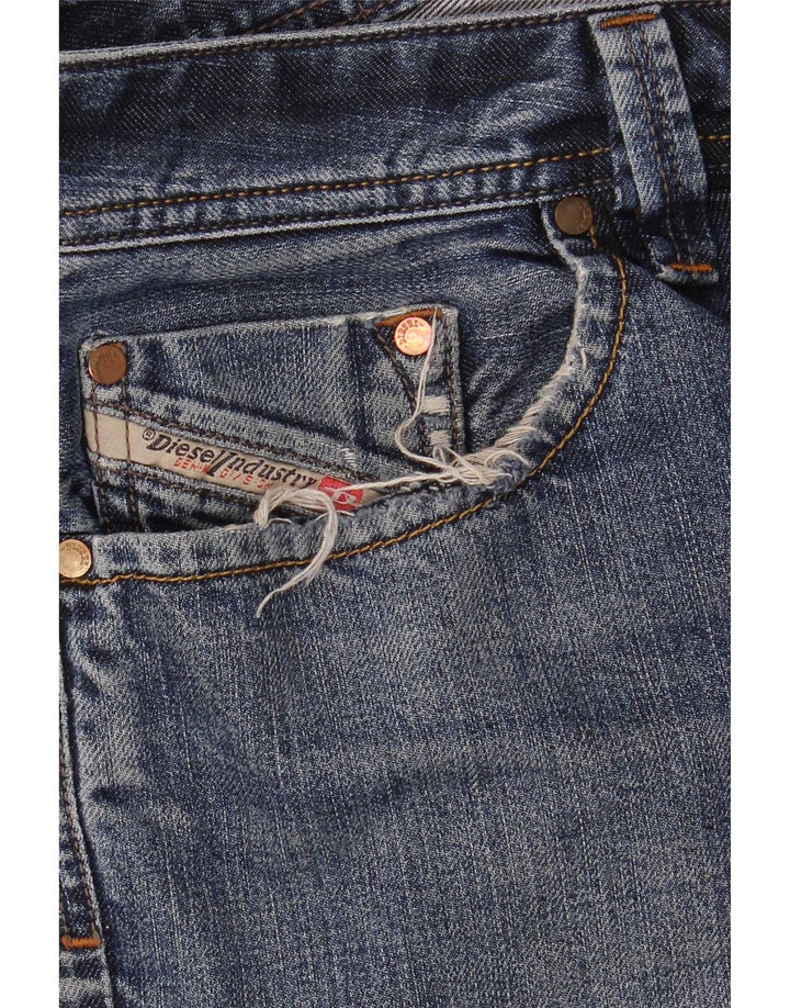 Shorts jeans masculino Diesel W34 grande algodão azul