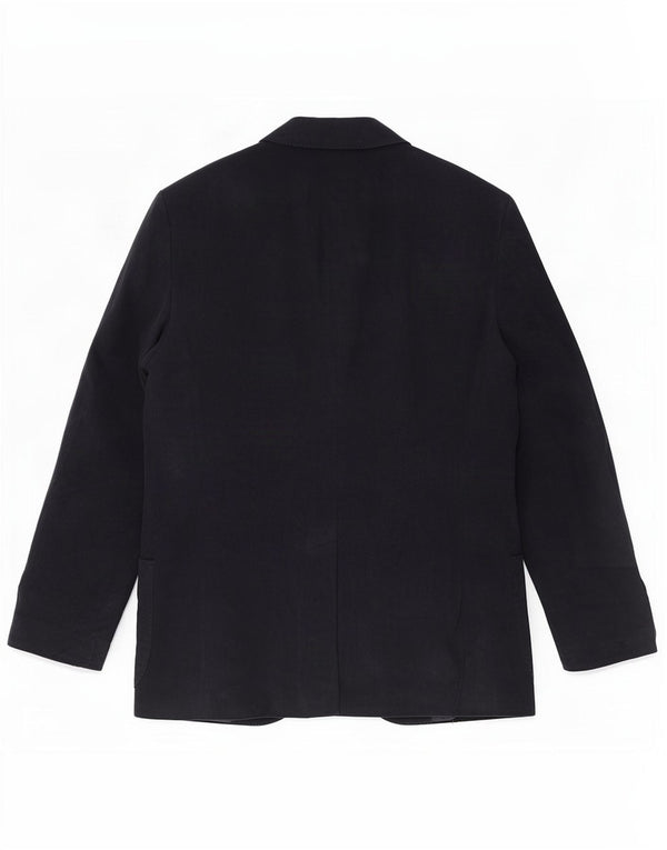 Jaqueta blazer masculina de 3 botões Henry Cottons IT 54 2XL algodão azul marinho