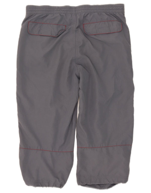 Calça masculina Kappa Capri pequena W29 L18 cinza poliéster