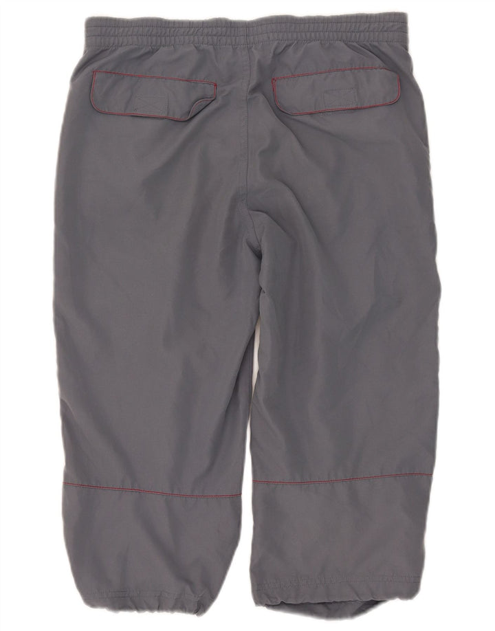 Calça masculina Kappa Capri pequena W29 L18 cinza poliéster