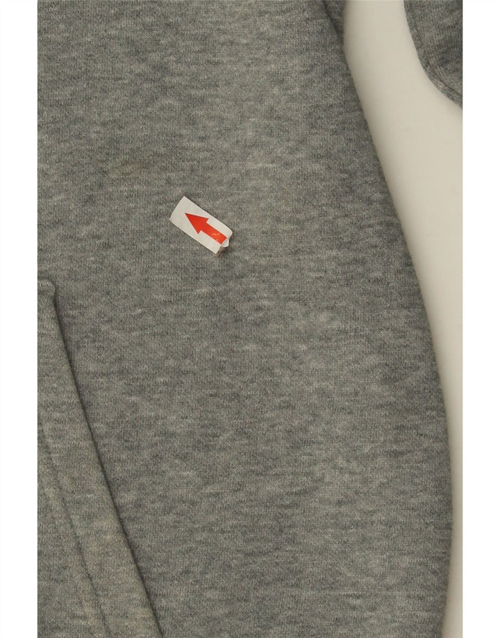 Puma Mens Graphic Hoodie Jumper Médio Algodão Cinza