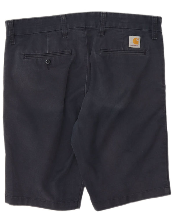 Carhartt Mens Chino Shorts W33 Médio Algodão Azul Marinho