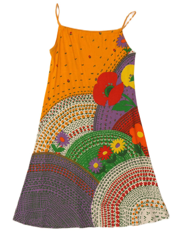 Anna Club Vestido de verão feminino gráfico UK 4 XS multicolorido floral