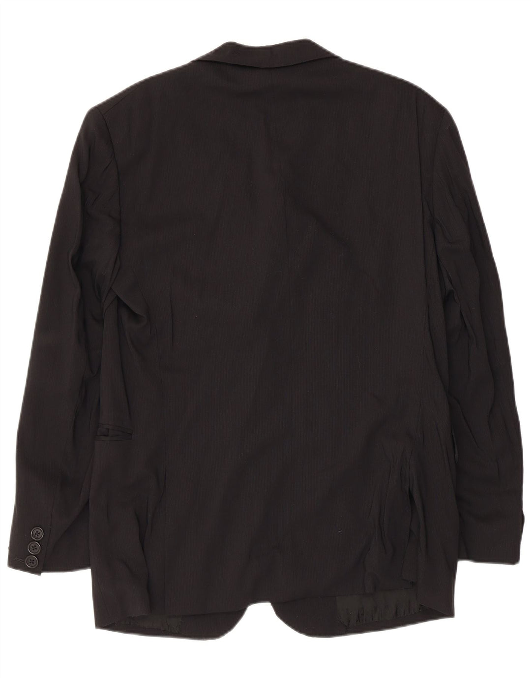 Jaqueta blazer masculina de 2 botões BIKKEMBERGS IT 50 grande viscose preta