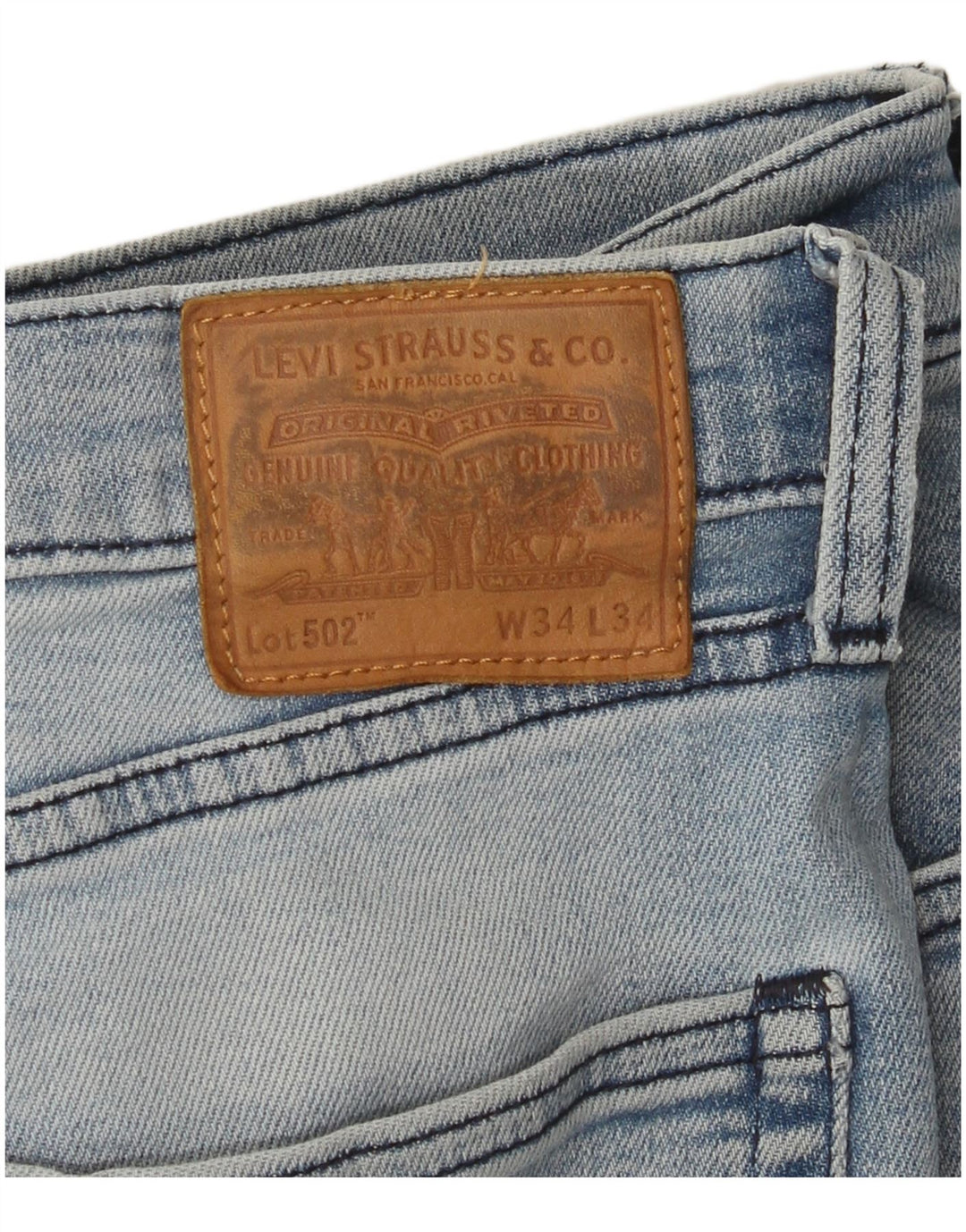 Jeans Levi's 502 Tapered Masculino W34 L34 Azul