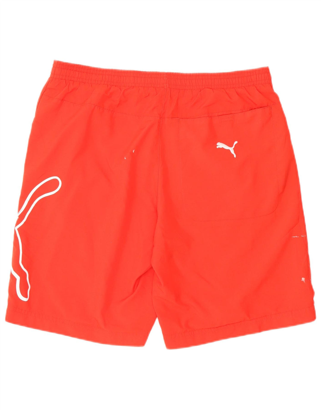 Puma Mens Graphic Sport Shorts Pequeno Vermelho