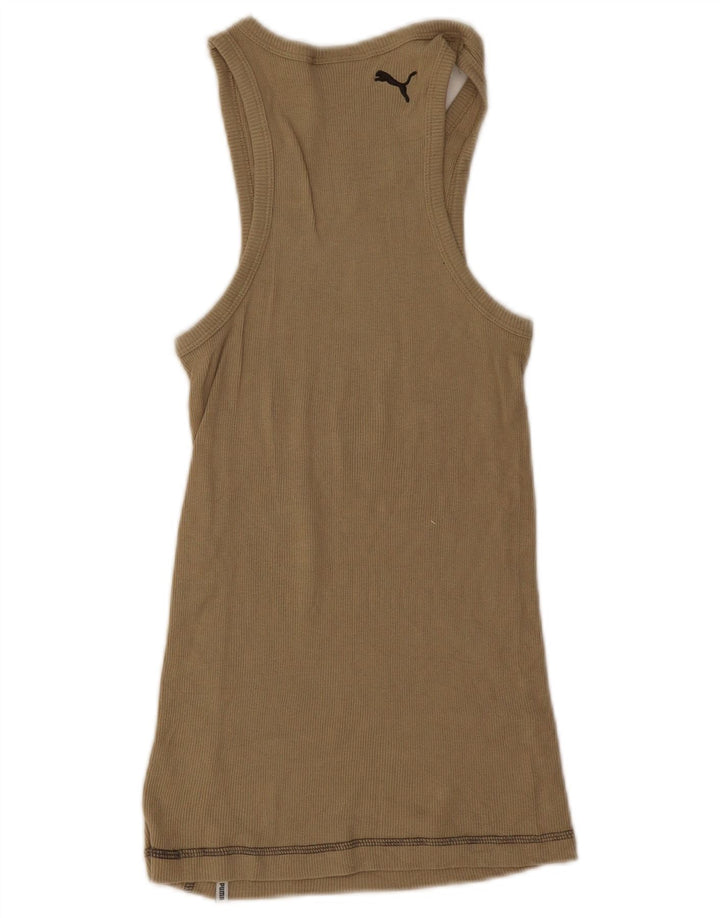 Colete feminino Puma UK 8 pequeno marrom
