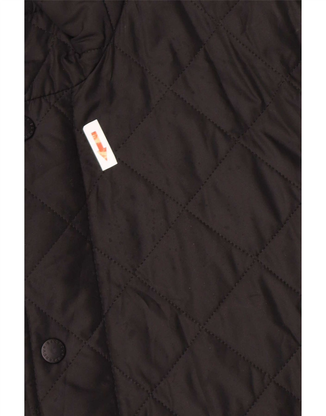 Jaqueta acolchoada masculina Barbour UK 38 poliéster preto médio
