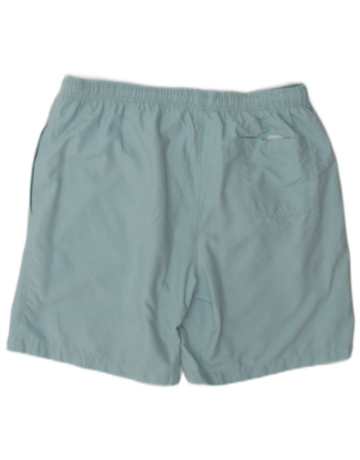 Zara Shorts de banho masculino grande azul poliéster