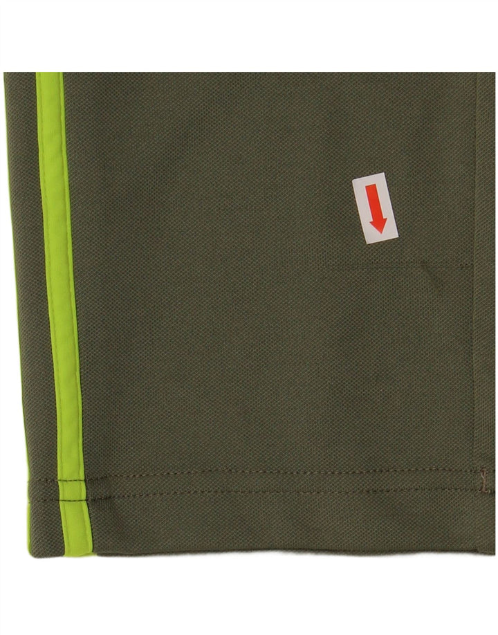 Calças de treino ADIDAS Boys Climalite 11-12 anos cáqui poliéster
