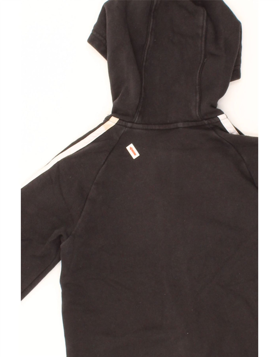 ADIDAS Boys Zip Hoodie Sweater 5-6 Years Black Cotton Vintage Adidas and Second-Hand Adidas from Messina Hembry 