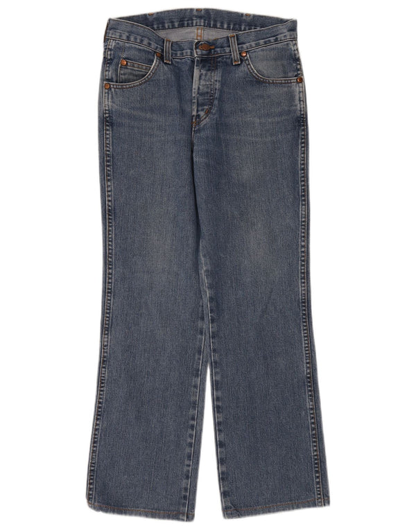 Wrangler Masculino Evolution Bootcut Jeans W29 L28 Azul Algodão