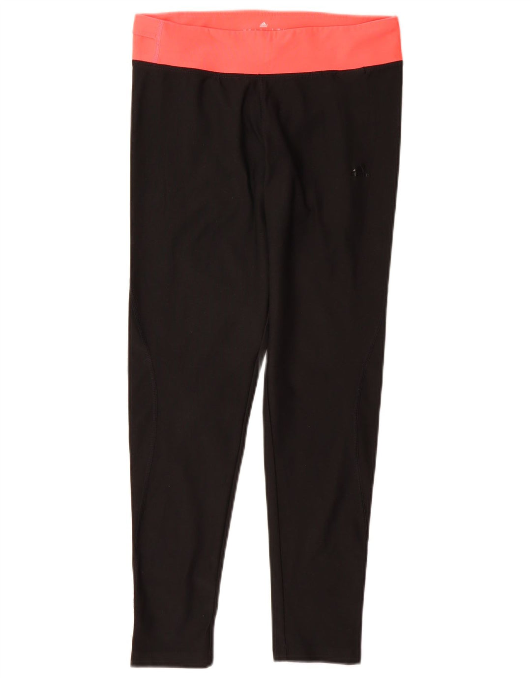 ADIDAS Womens Climalite Leggings UK 8/10 Small Black Colourblock