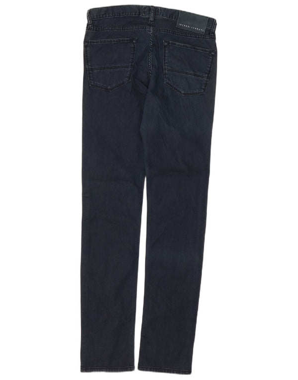 CERRUTI 1881 Jeans Slim Feminino W29 L34 Azul Marinho Algodão