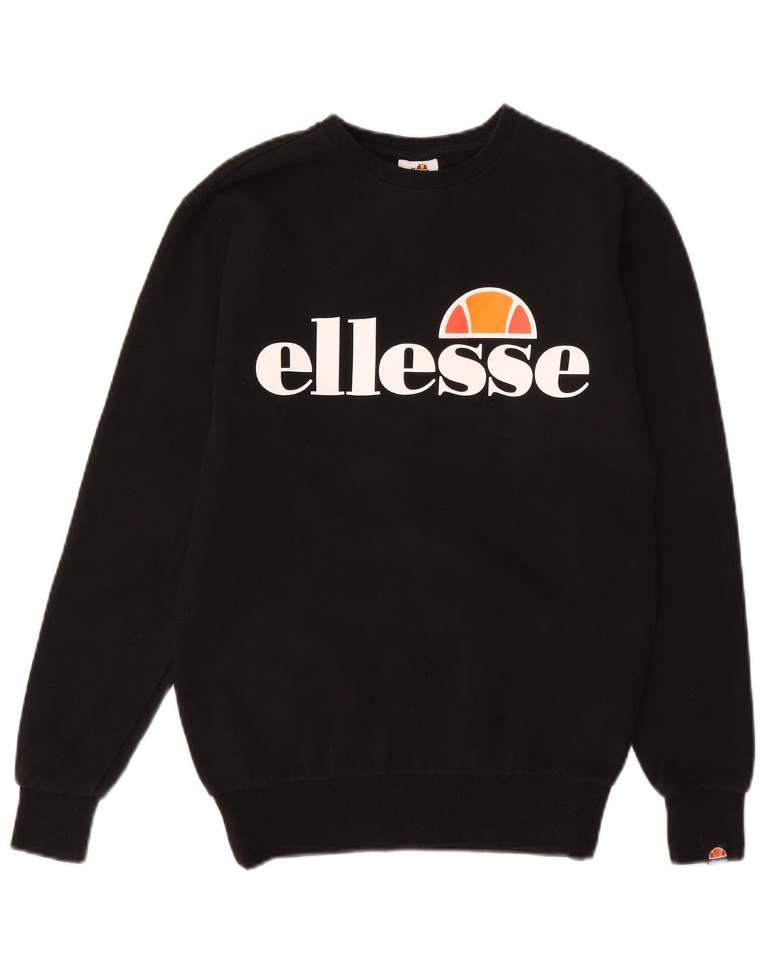 Ellesse moletom masculino gráfico jumper XS algodão preto
