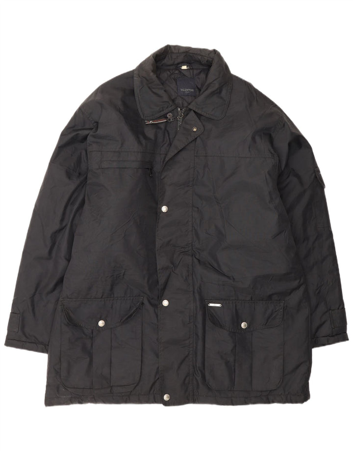 Casaco corta-vento masculino Valentino IT 54 2XL poliamida preta