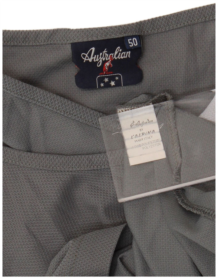 AUSTRALIAN L'ALPINA Colete masculino Top IT 50 Poliéster Colourblock cinza médio