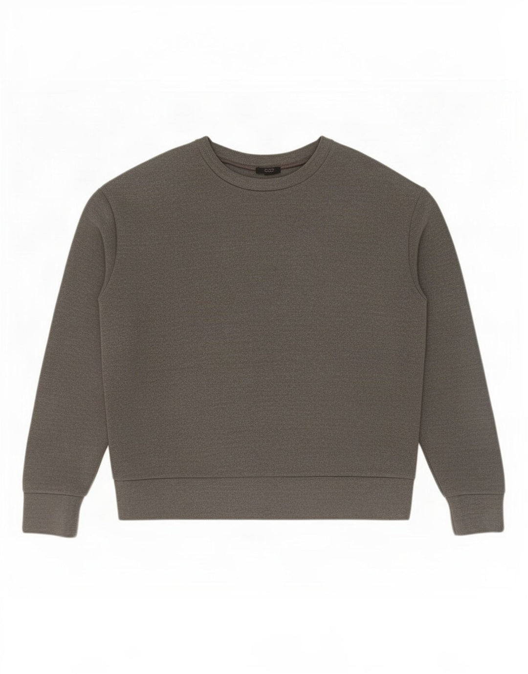 Cos moletom masculino jumper poliéster manchado cinza médio