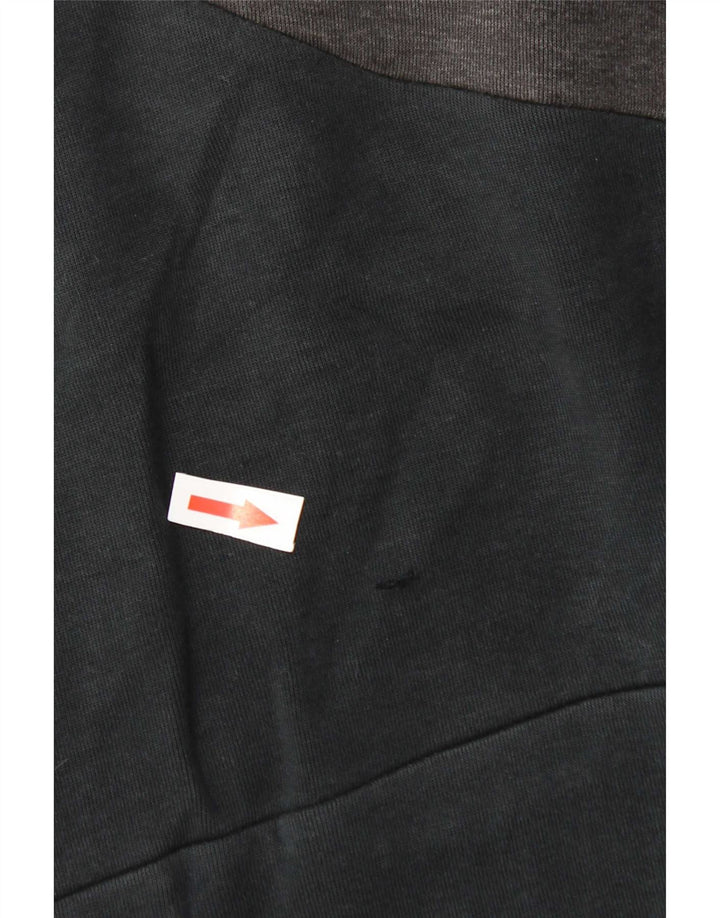 Calça de treino masculina Nike Joggers cinza médio algodão colorblock