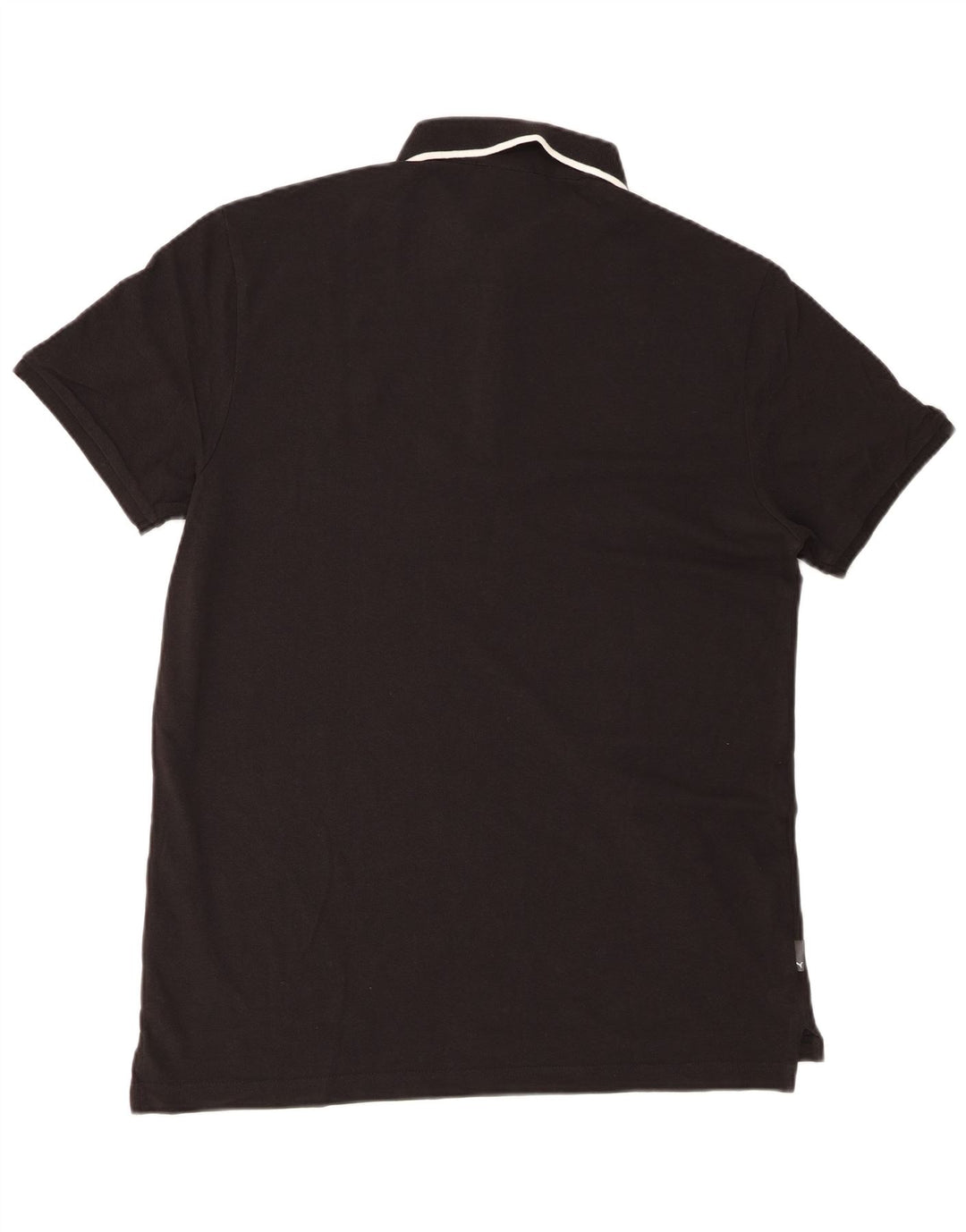 Camisa polo masculina Puma grande algodão preto