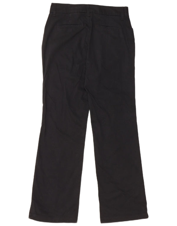 Lee Womens Riders Curvy Chino Calças US 12 Grande W32 L33 Algodão Preto