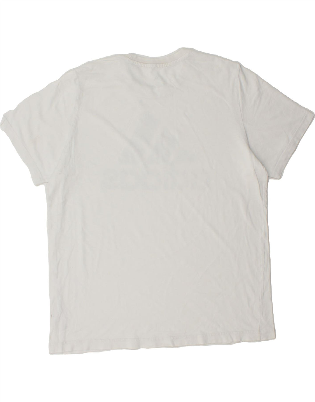 ADIDAS Mens Graphic T-Shirt Top XL White Cotton Vintage Adidas and Second-Hand Adidas from Messina Hembry 