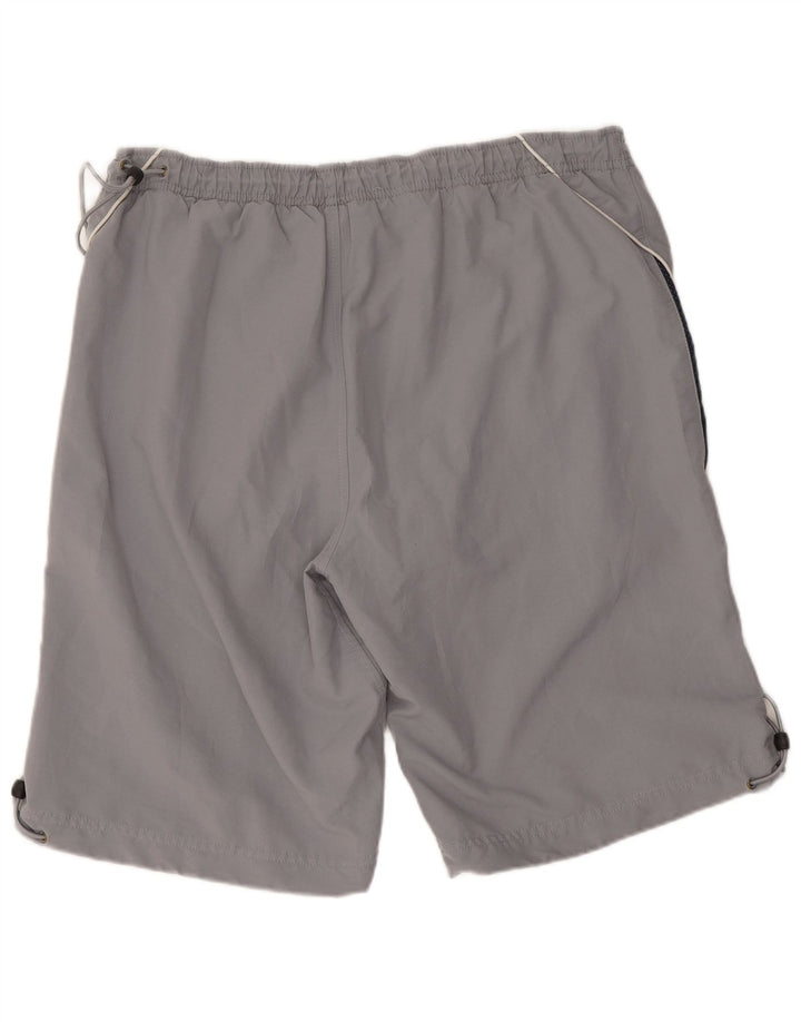 Shorts esportivos masculinos Nike UK 31/33 cinza médio colorblock poliéster