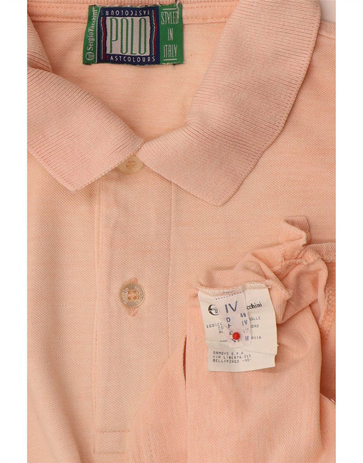 Camisa polo masculina Sergio Tacchini médio algodão rosa