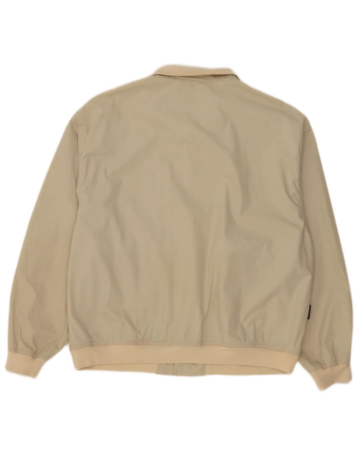 Jaqueta bomber masculina Brugi IT 50 grande algodão branco