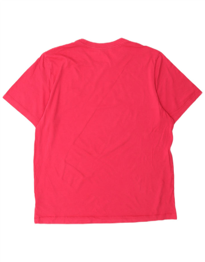 Camiseta feminina Nike grande algodão rosa