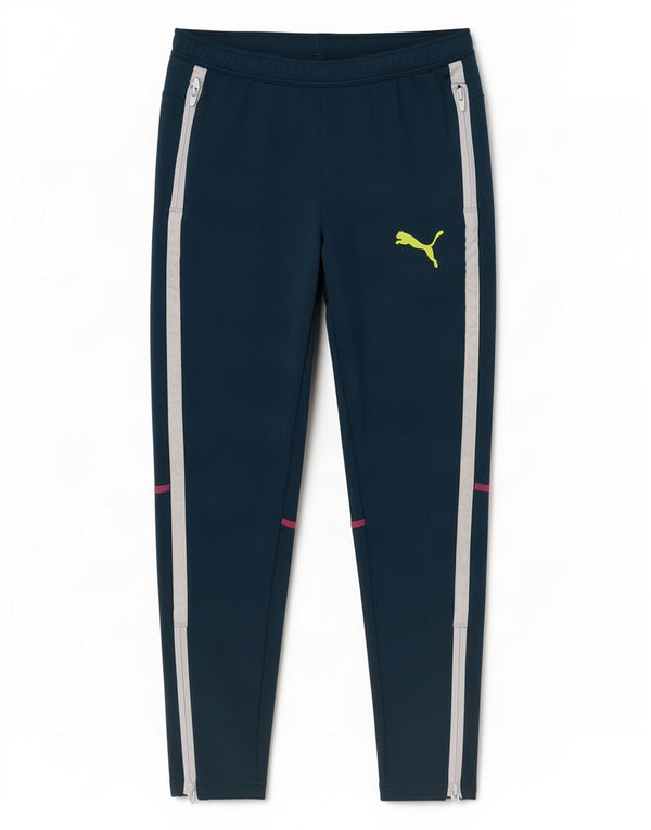 Calças de treino Puma menina 7-8 anos azul marinho poliéster