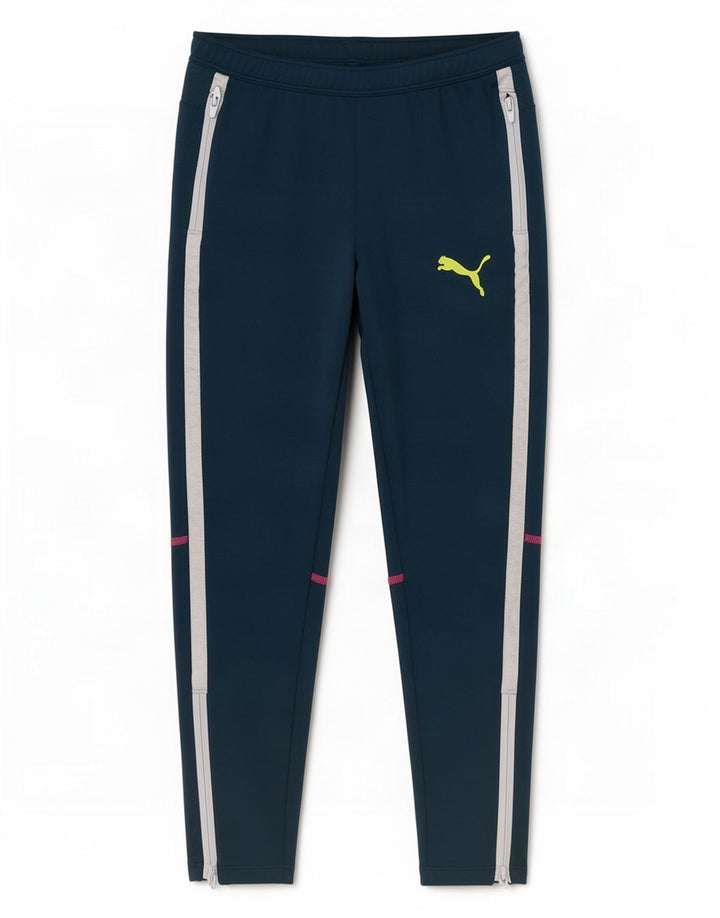 Calças de treino Puma menina 7-8 anos azul marinho poliéster