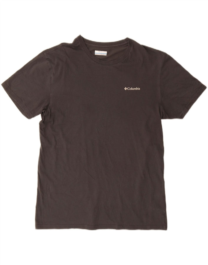 Columbia Camiseta masculina gráfica grande algodão cinza