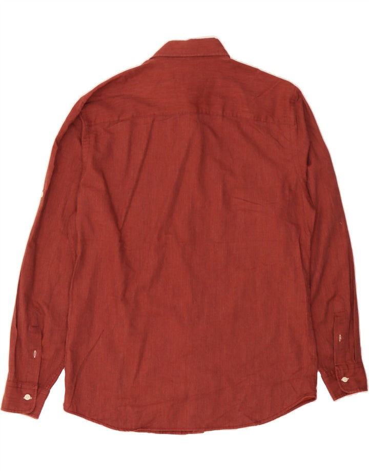 JACK & JONES Mens Shirt Large Red Cotton Vintage Jack & Jones and Second-Hand Jack & Jones from Messina Hembry 