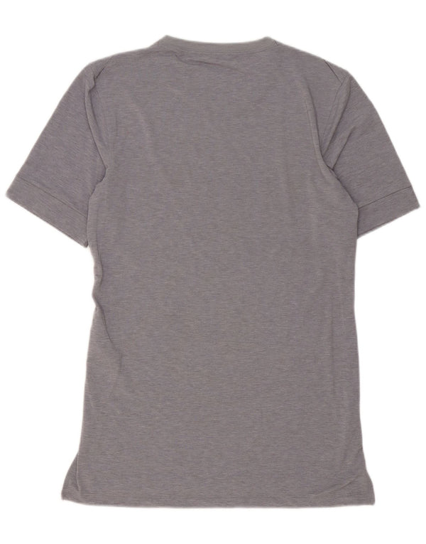 Puma Mens Tall T-Shirt Top Pequeno Poliéster Cinza