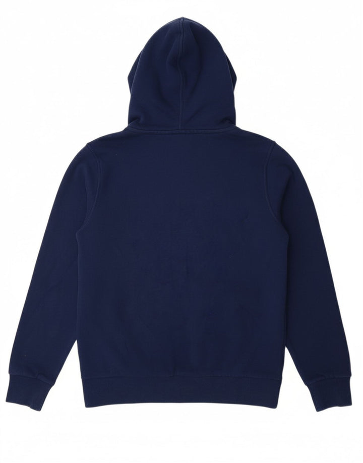 HURLEY Mens Graphic Hoodie Jumper Medium Navy Blue Cotton Vintage Hurley and Second-Hand Hurley from Messina Hembry 