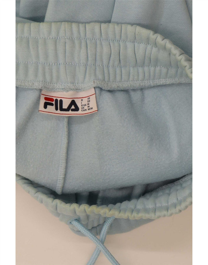 Fila Mens Graphic Sport Shorts Médio Azul Algodão